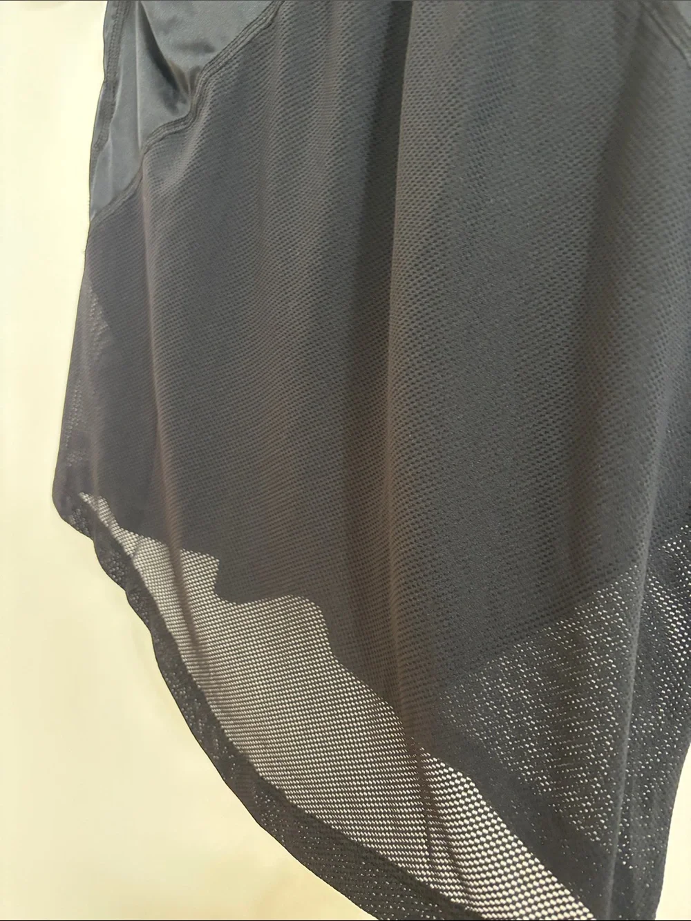 NWT Nike Black Performance Running Shirt with Mesh Back